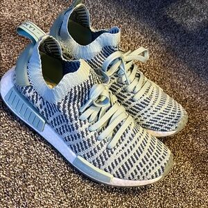 adidas Blue and Gray Athletic Shoes